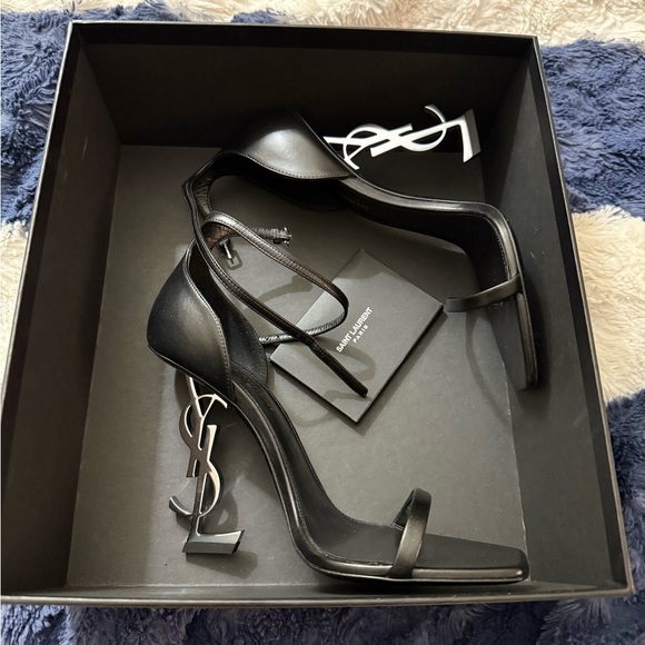 Authentic SAINT LAURENT Opyum YSL Heels Size 7.5 - Picture 1 of 9